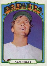 1972 Topps Baseball Cards      517     Ken Brett